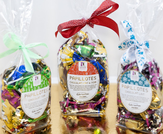 Papillotes  lait / noir