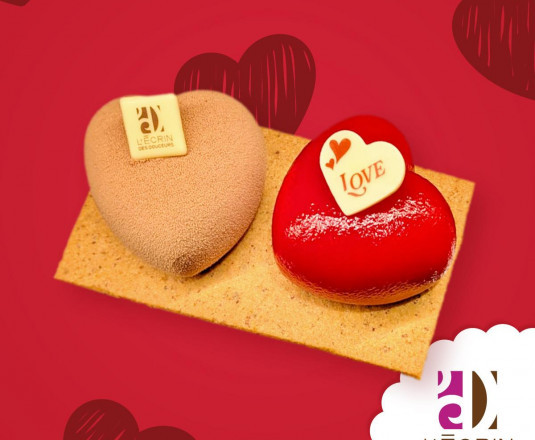 Le Duo Cœur réunit ces deux créations pour un moment intensément gourmand.